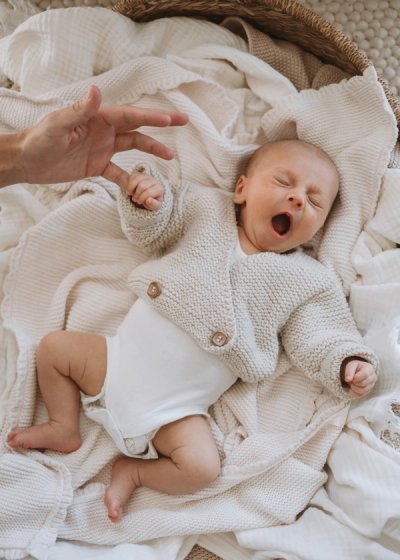 Family portrait with a newborn baby during a natural London photography session