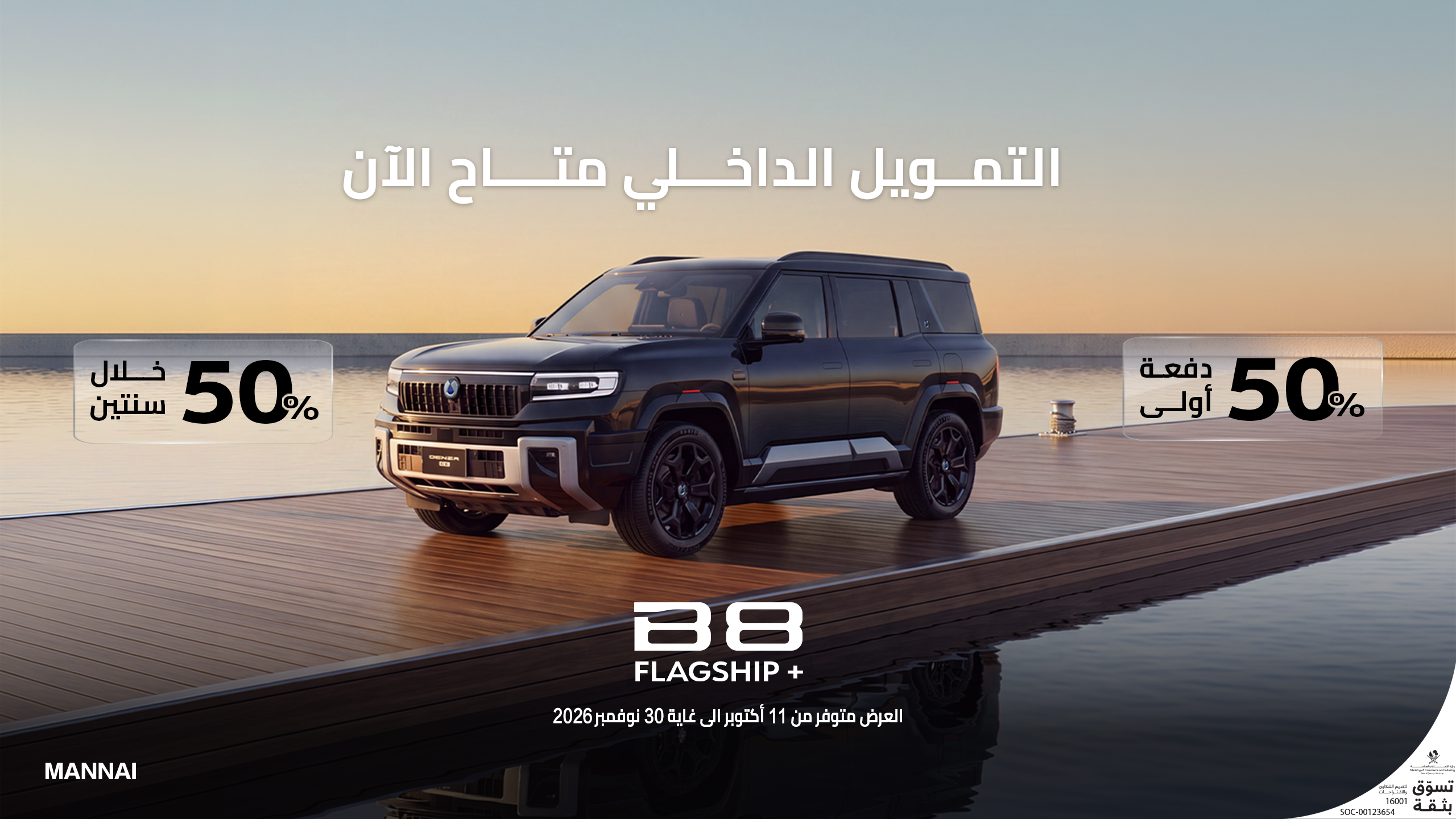 دينزا B8 2027 — التمويل الداخلي