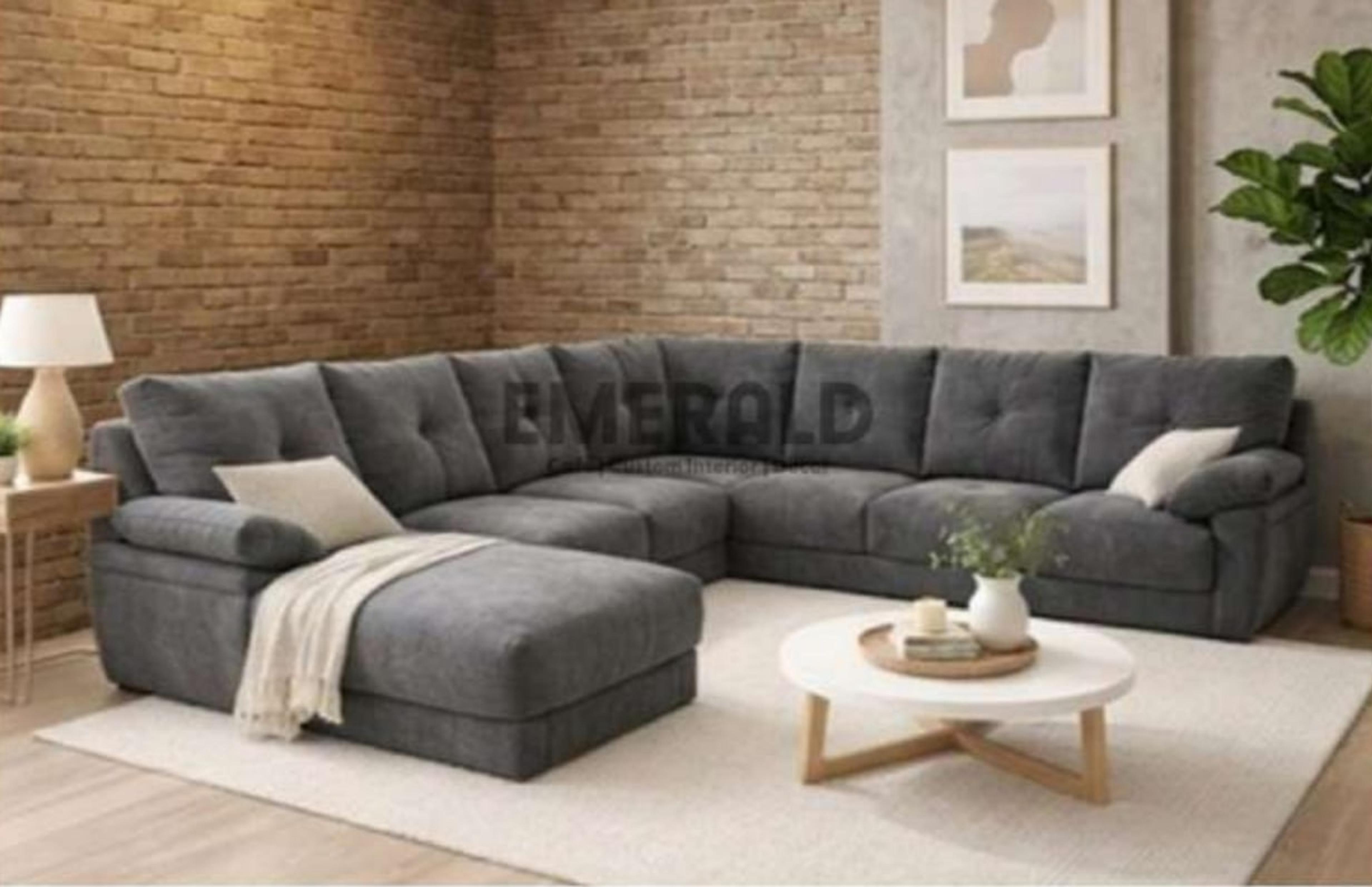 Sofa Letter U Vegas — Emerald Sofa