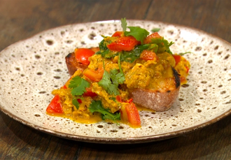 Sunday Brunch Parsi Eggs
