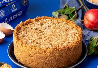 Spiced Apple Crumble Cheesecake