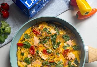 Salmon Frittata by Jenna Hope