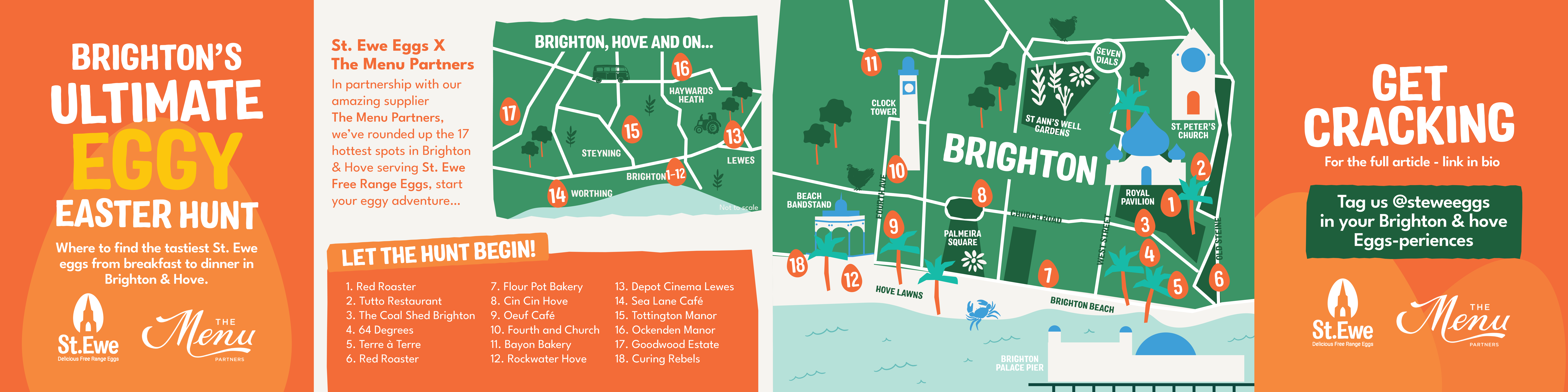 Brighton & Hove’s Ultimate Egg Hunt: Where to Eat St. Ewe Eggs All Day Long