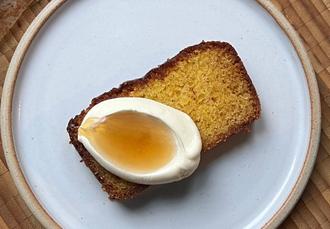 Saffron, Honey & Polenta Loaf