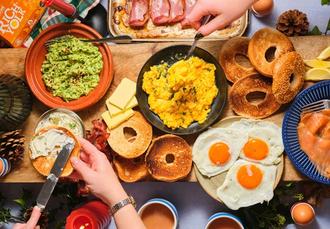 St. Ewe's Christmas Morning Bagel Station