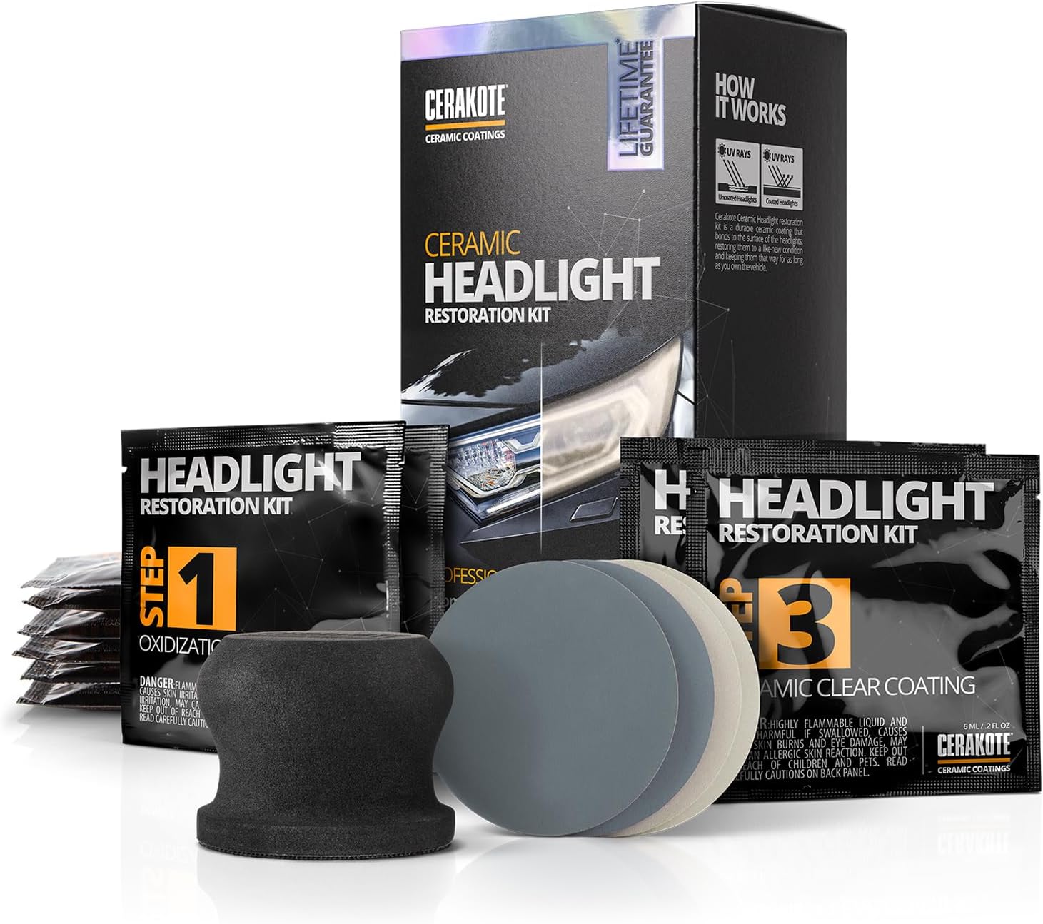 CERAKOTE® Ceramic Headlight Restoration Kit