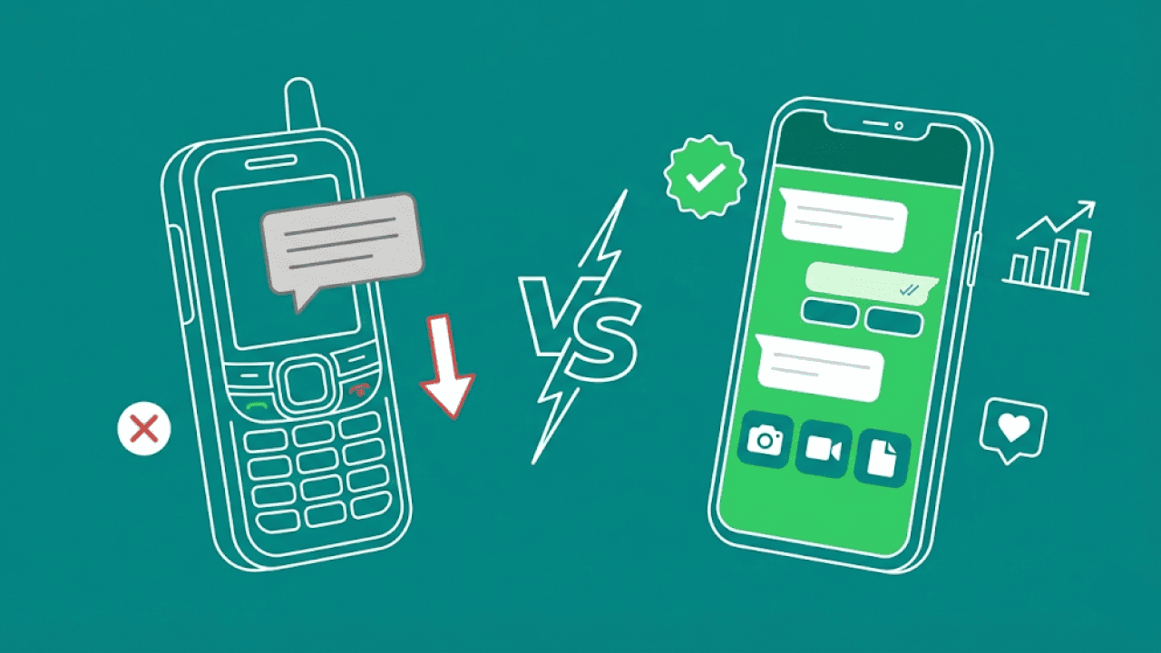 SMS vs. WhatsApp API: Why Businesses Are Switching in 2026
