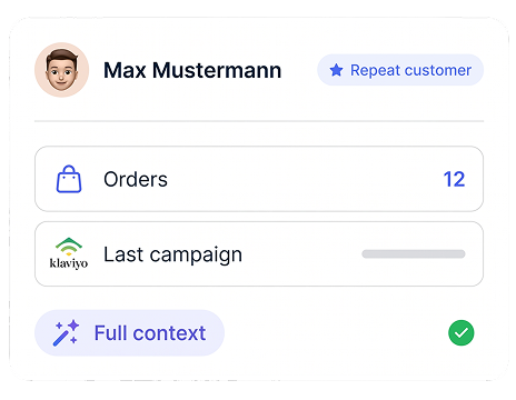 From marketing to support