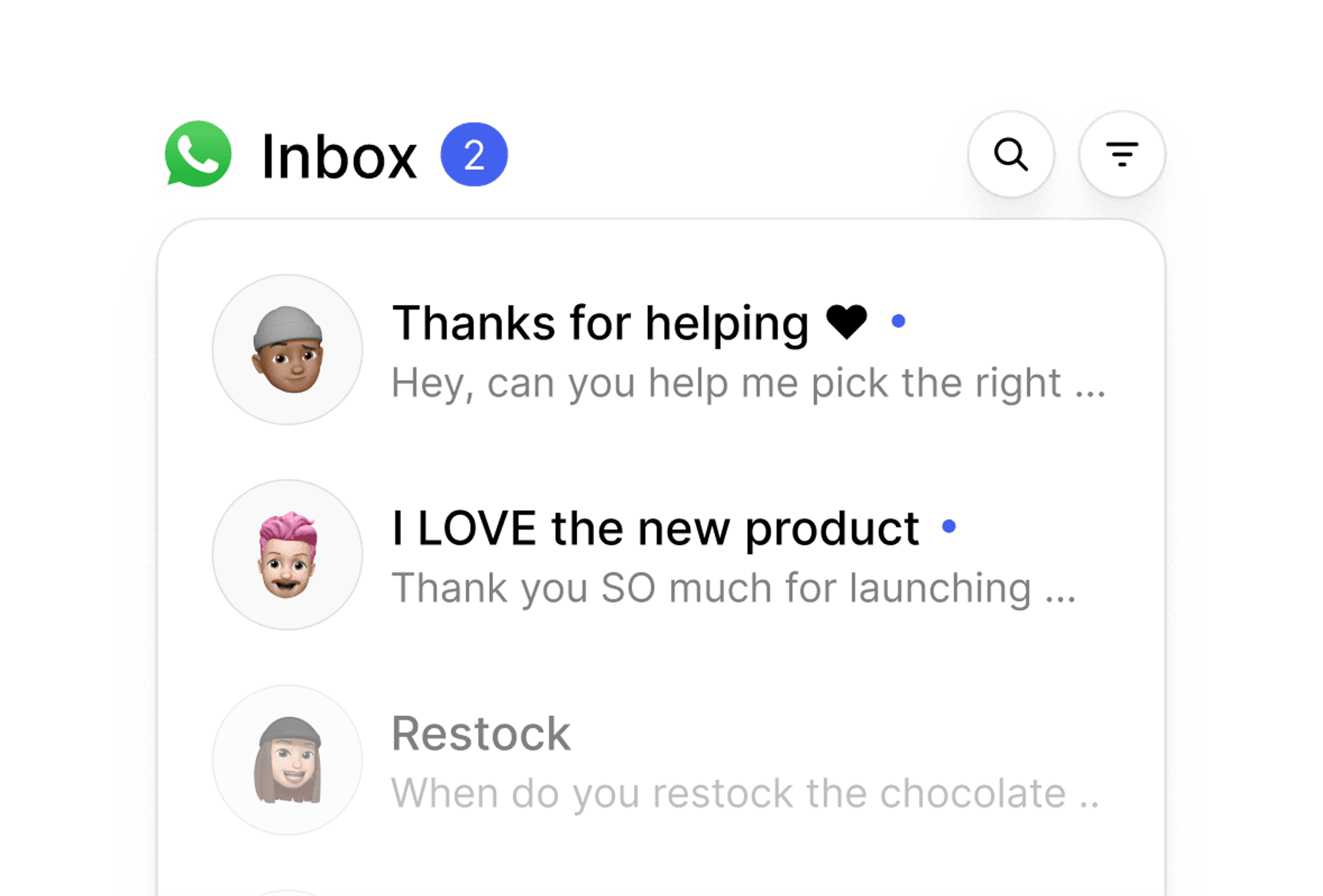 Happy customers