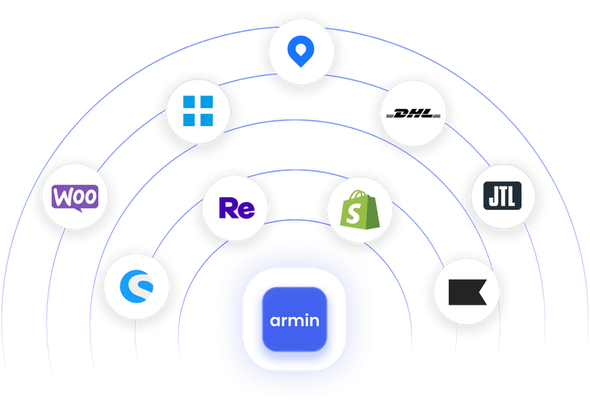 With armincx, you control everything centrally.