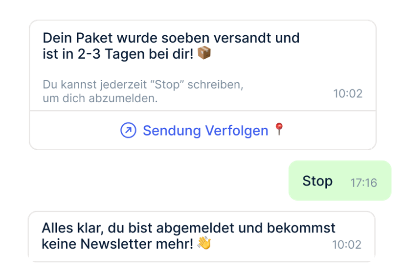 Opt-out per Knopfdruck
