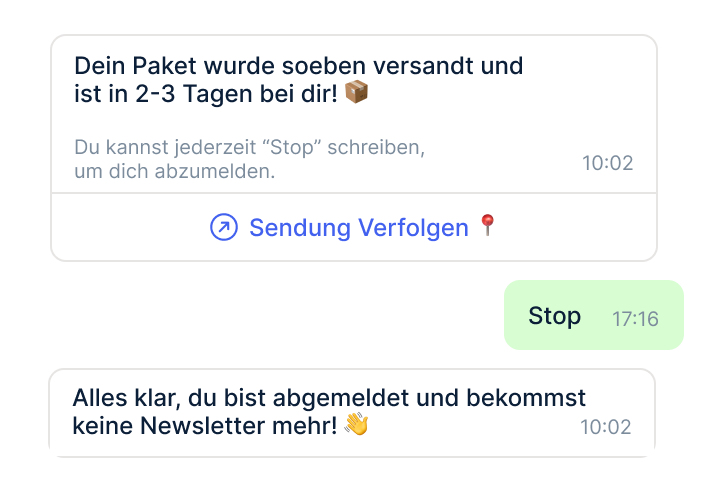Opt-out per Knopfdruck