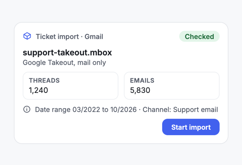 Moving a Gmail Inbox