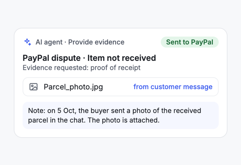 Submit Evidence From the Chat