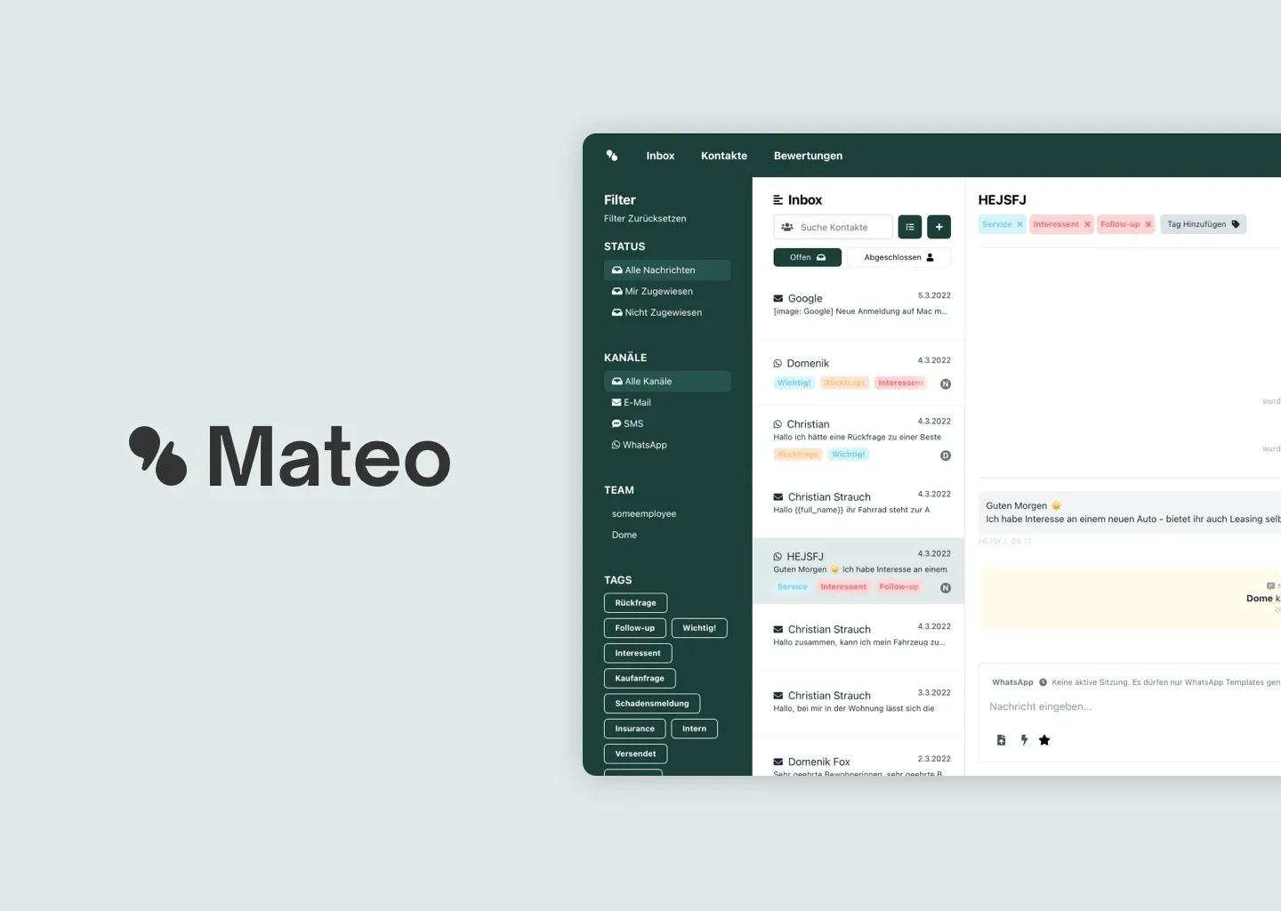 Alternative Chatarmin ist günstiger als Hello Mateo