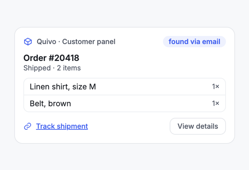 A Tracking Link Instead of a Follow-Up