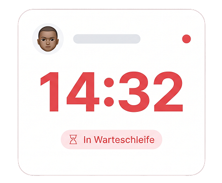 Lange Warteschleifen