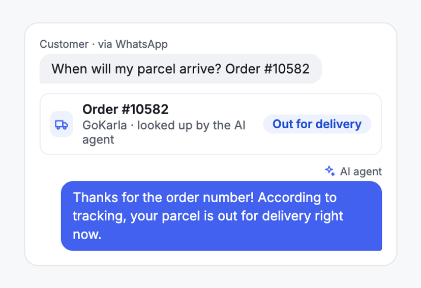 "When Will My Parcel Arrive?"