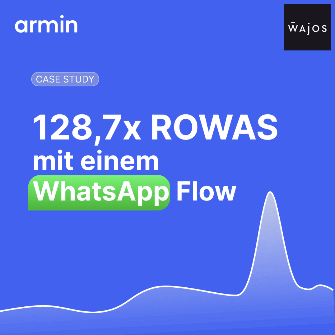 Wie Wajos mit einem WhatsApp Welcome Flow einen Return on Spend von 128,7x erzielte
