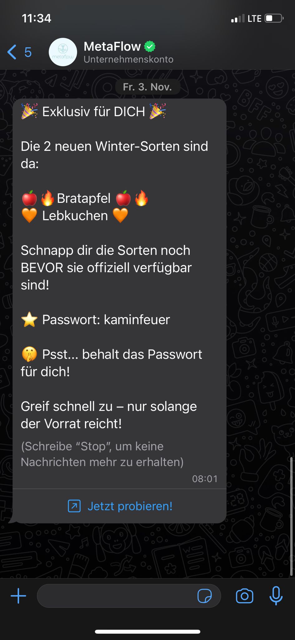 Metaflow uses FOMO to send 24-hour early access offers via WhatsApp