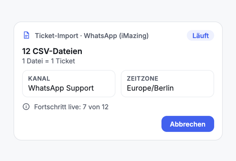WhatsApp-Verlauf aus iMazing