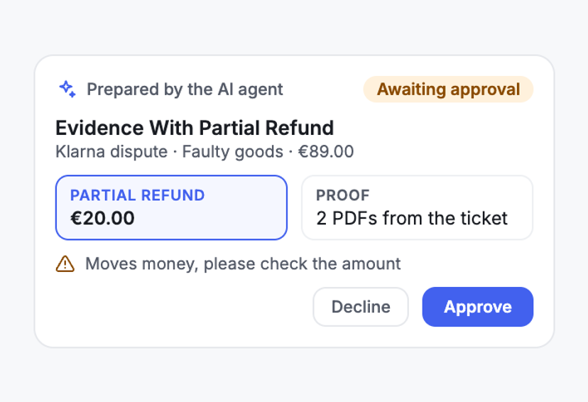 Propose a Partial Refund