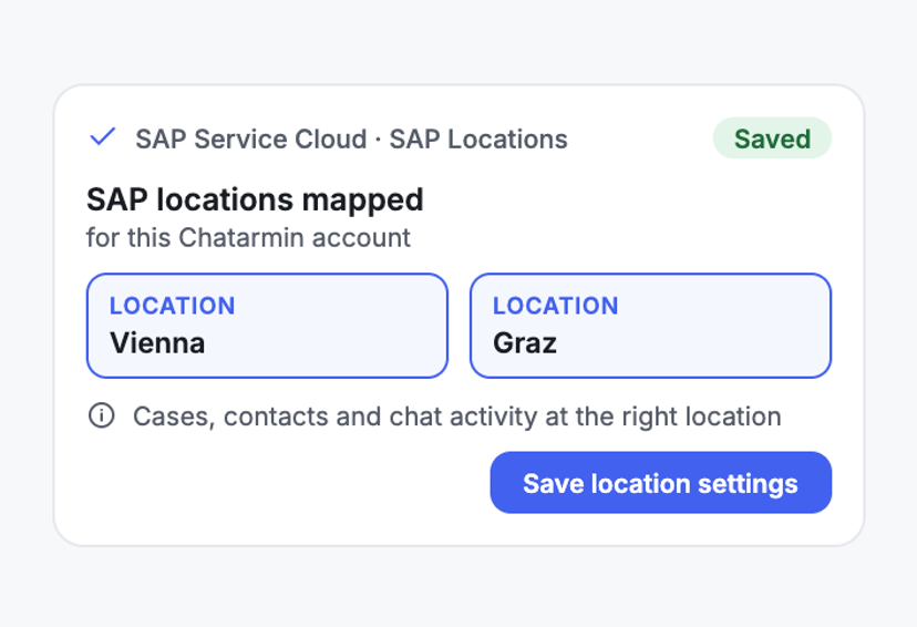Connect Every Location to the Right Account