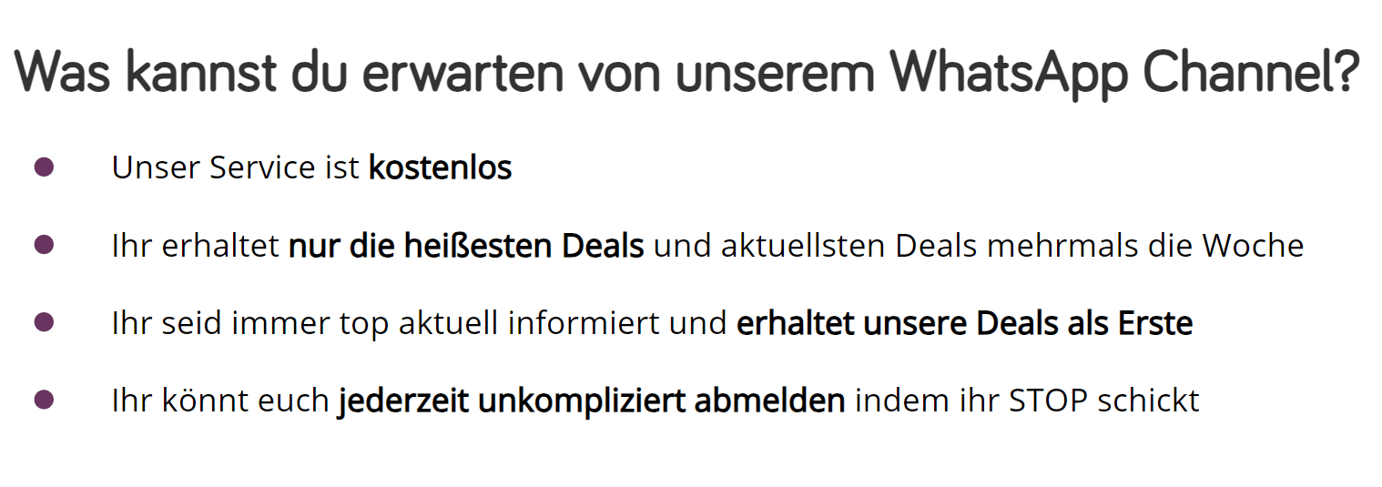 The Urlaubspiraten WhatsApp channel advertises with FOMO and urgency and uses behaviour patterns to increase sales via WhatsApp marketing