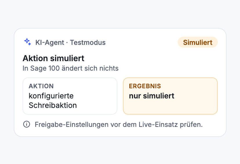 Aktionen erst simulieren