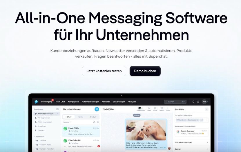 Digital industries and eCommerce need the Superchat alternative Chatarmin.