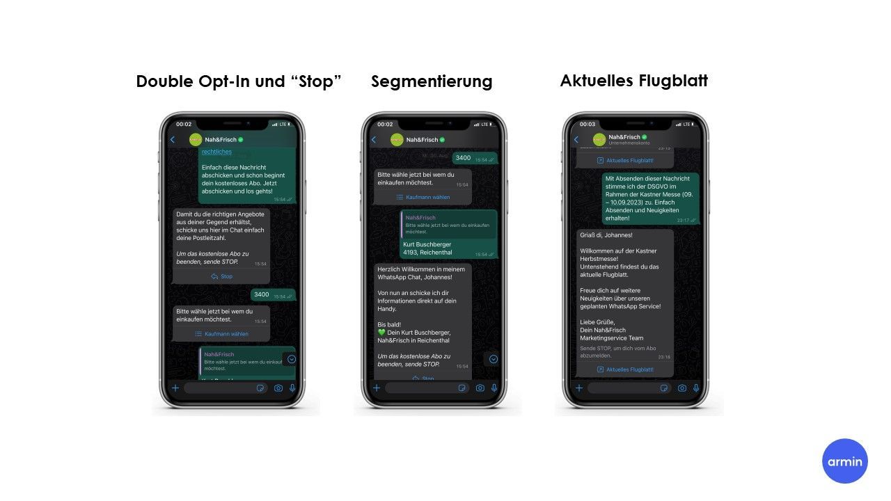WhatsApp Flow Beispiel: Automatisierte Segmentierung im Chat