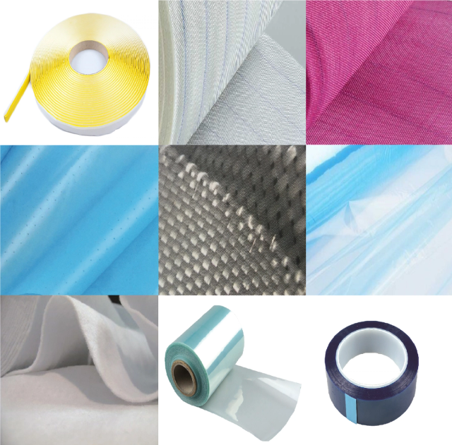 vacuum bagging films sealant tapes breathers peel plies composites 