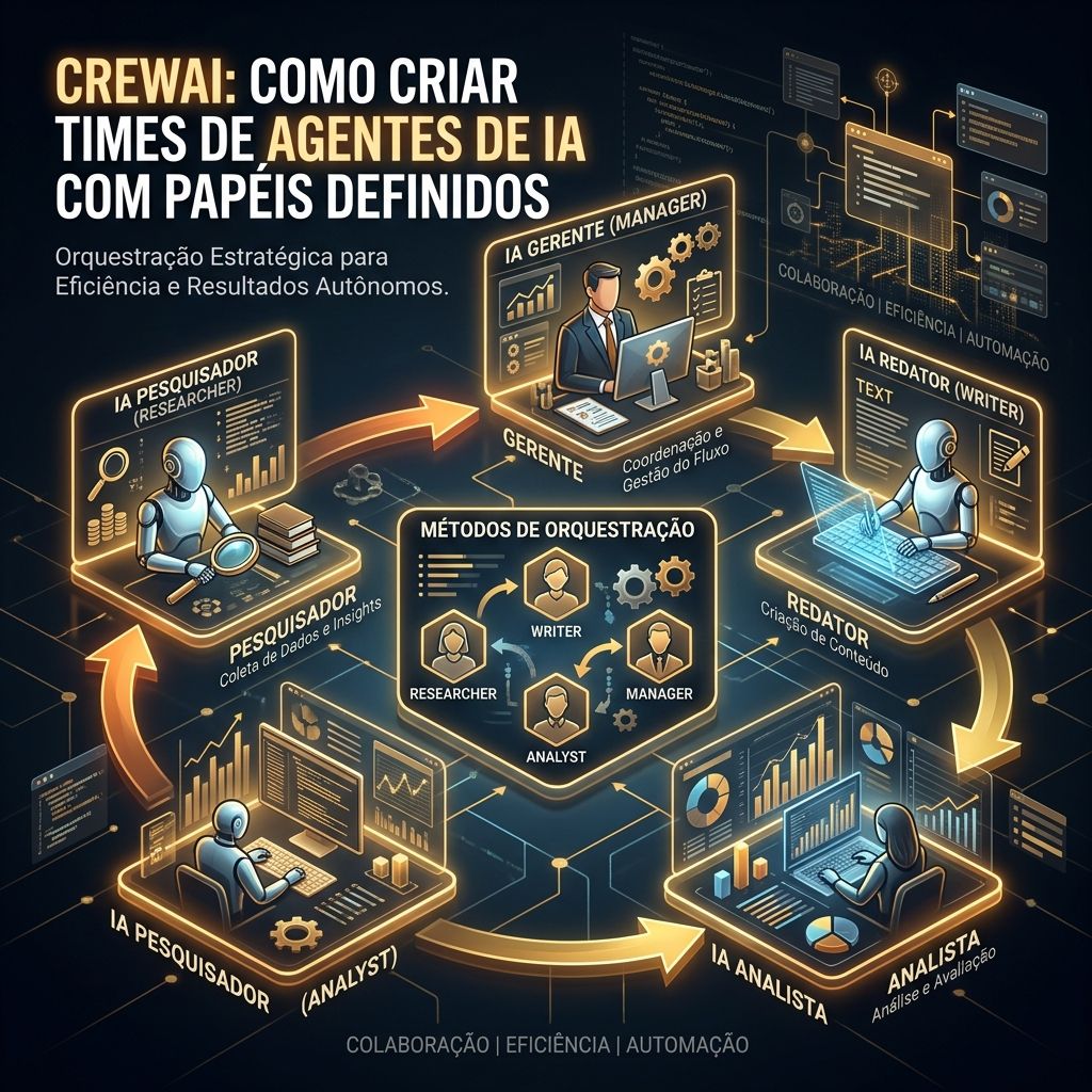 CrewAI: Como Criar Times de Agentes de IA com Papéis Definidos