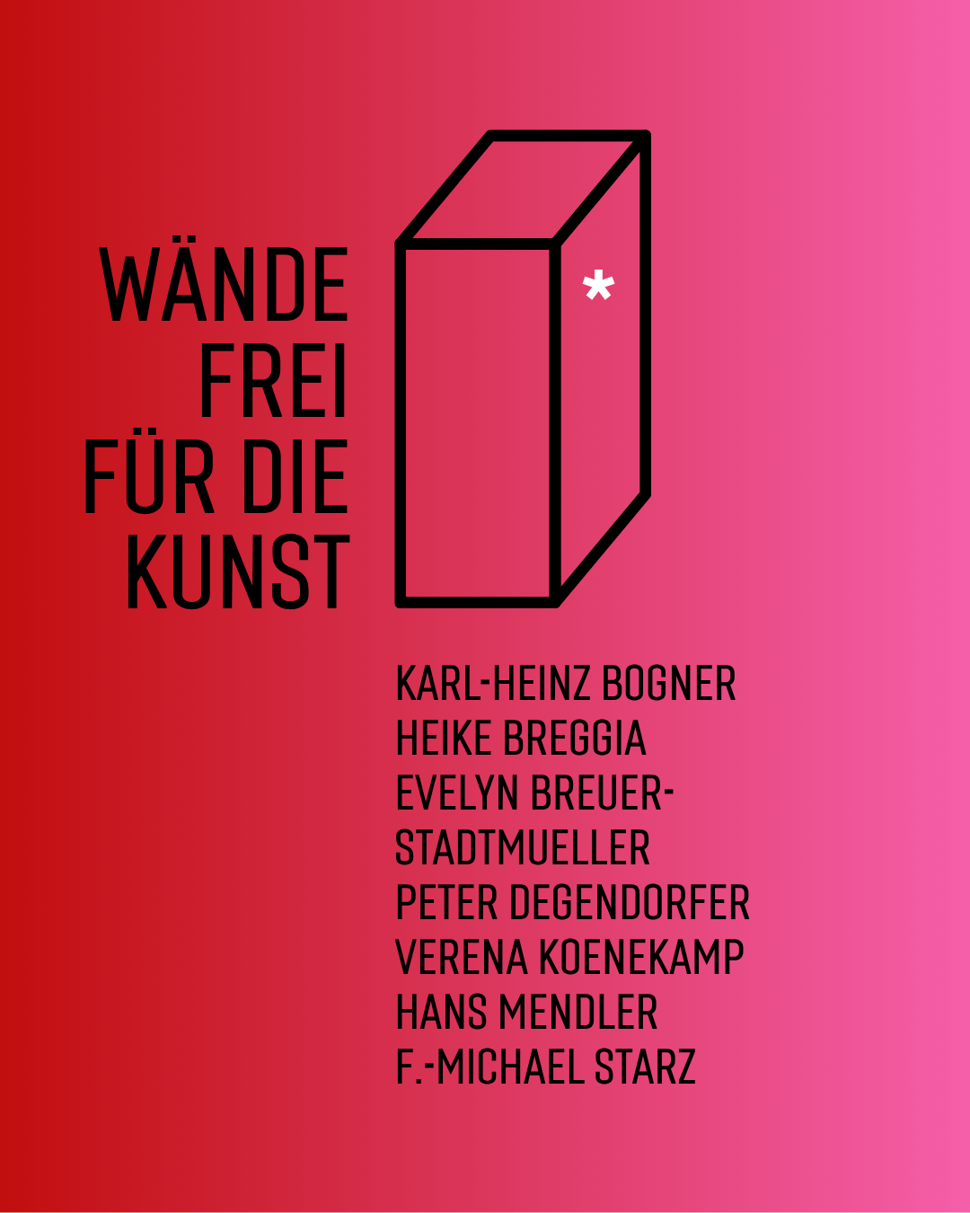 Wände frei für die Kunst