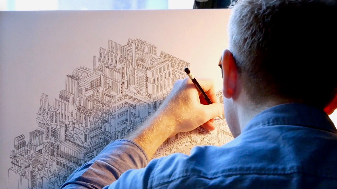 Hyllest til streken med tegner Kay Arne Kirkebø 