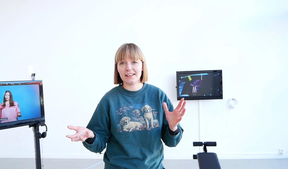 Maren Dagny Juell er en av få kunstnere i Norge som jobber med VR-teknologi