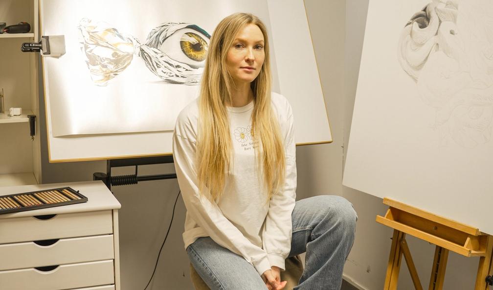 Fra psykiatri til hyperrealisme med tegner Mari Pedersen