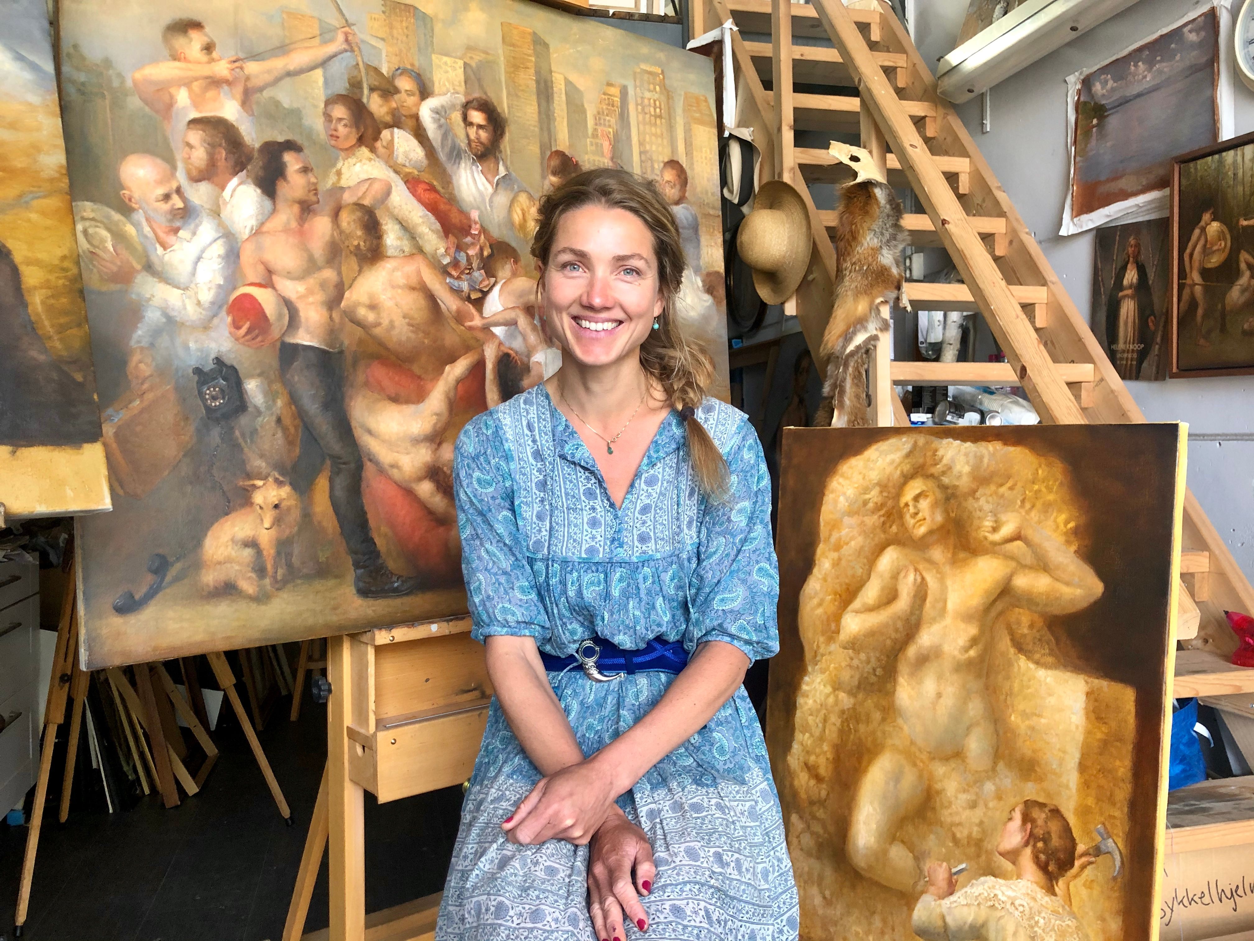 Helene Knoop er en av Norges fremste portrettmalere