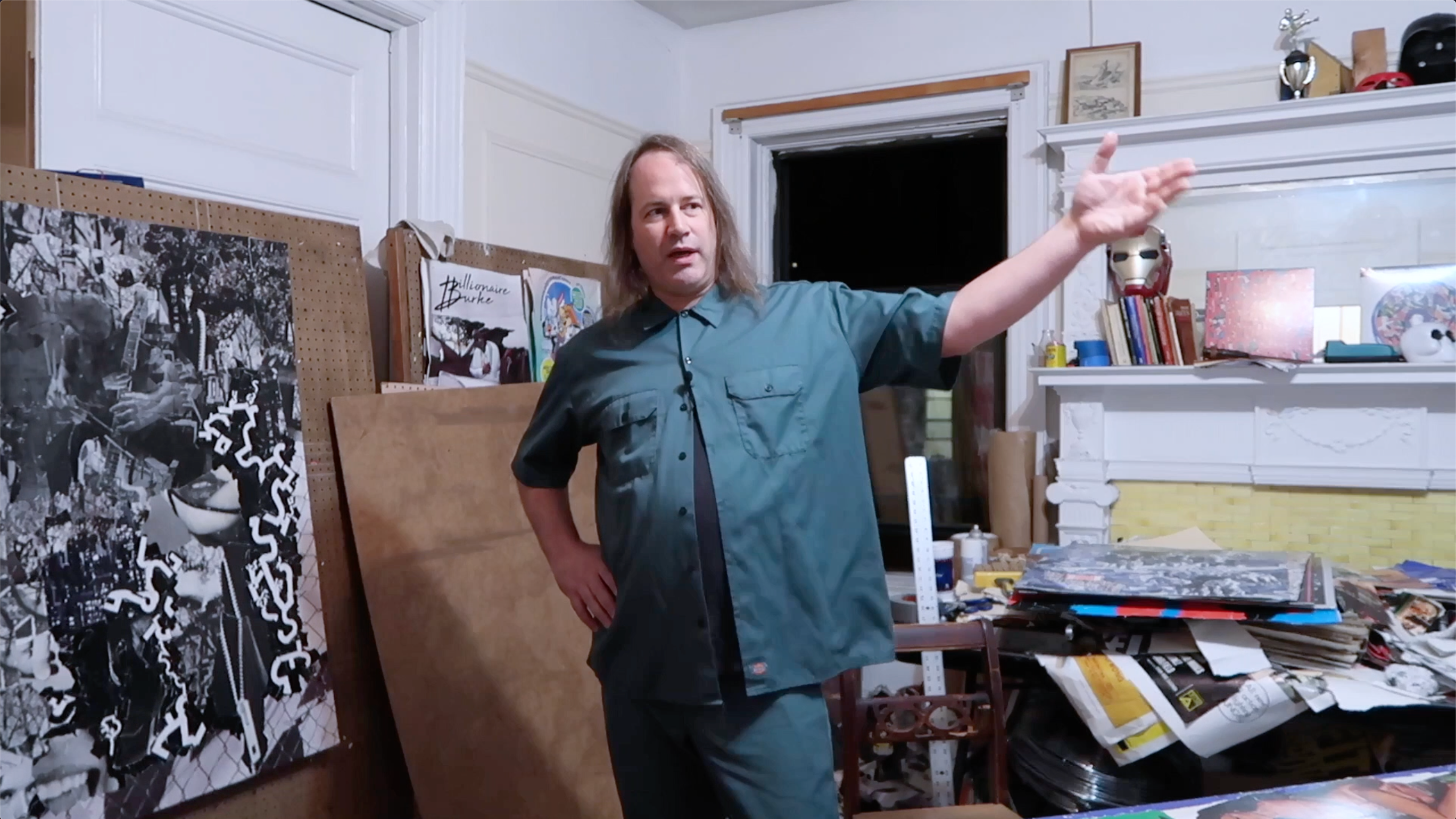 Michael Anderson har verdens største samling av graffiti-klistremerker. New York 2/5