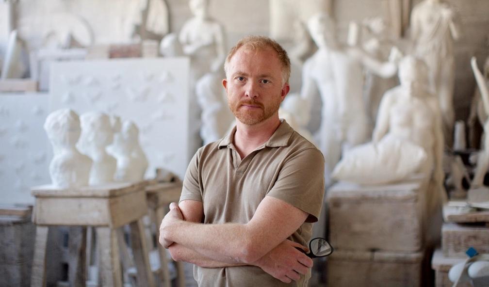 Håkon Fagerås er en av få norske kunstnere som bruker marmor i kunsten sin