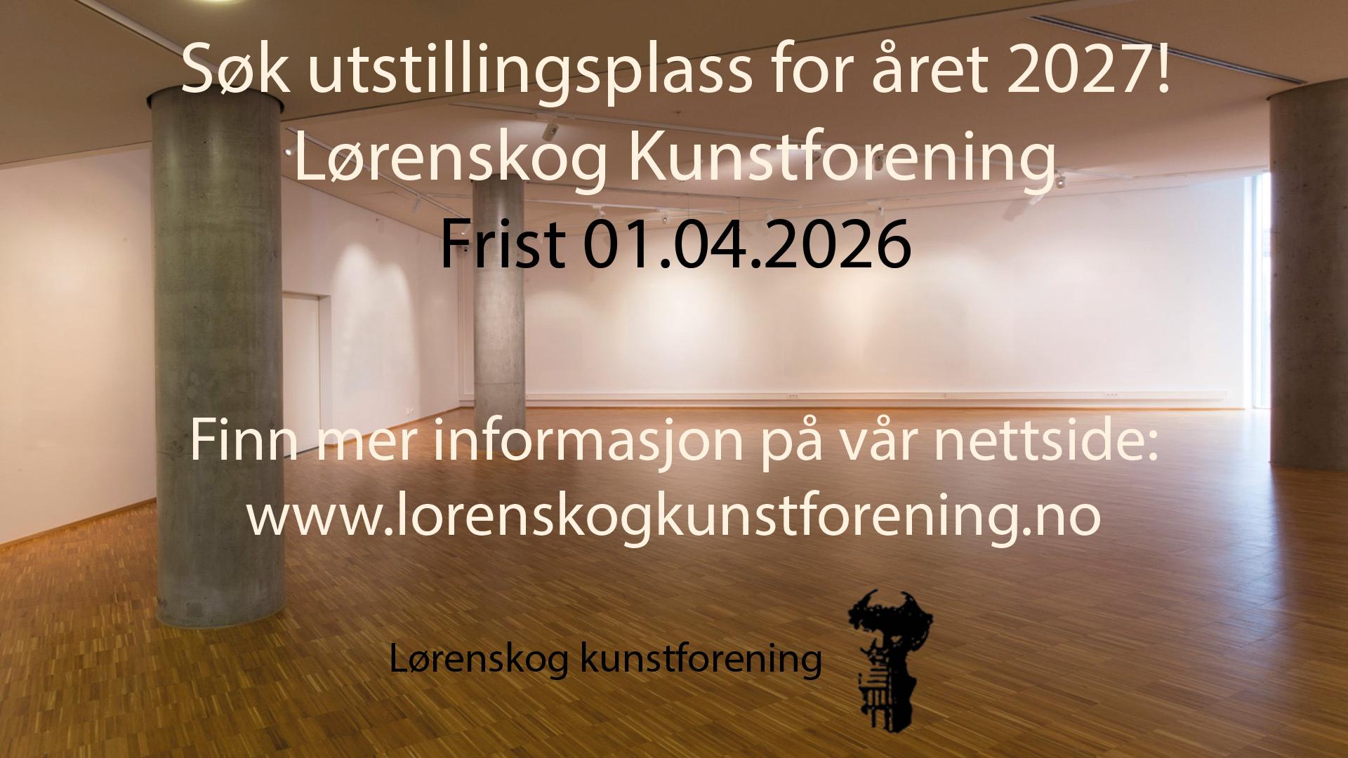 Søk residency og utstillingsplass hos Lørenskog Kunstforening