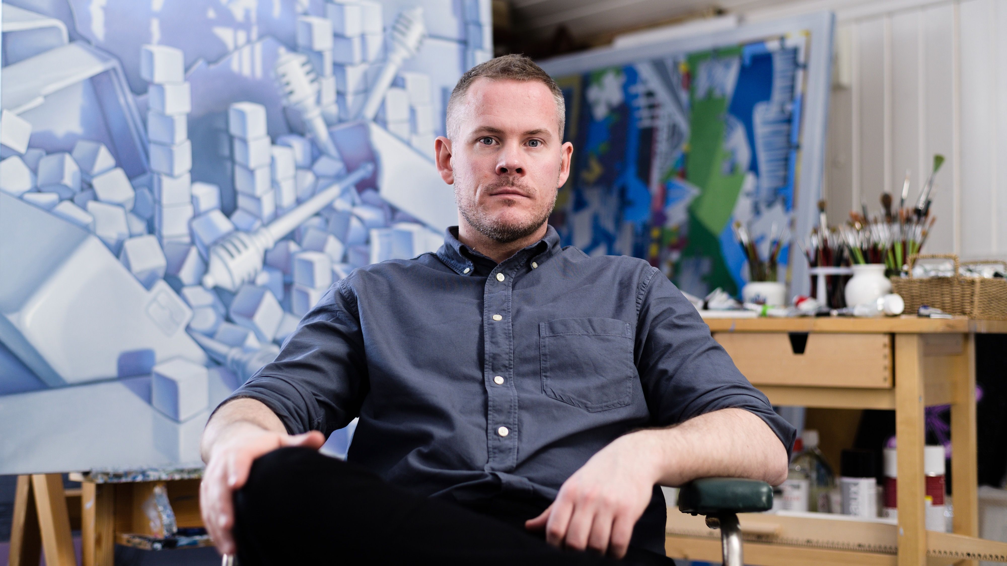 Bjørn Båsen beskrives som unik i norsk samtidskunst og kunsthistorie