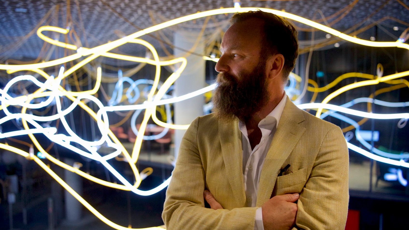 Lars Ø. Ramberg har laget det perfekte kunstverk for Deichman Hovedbibliotek i Bjørvika