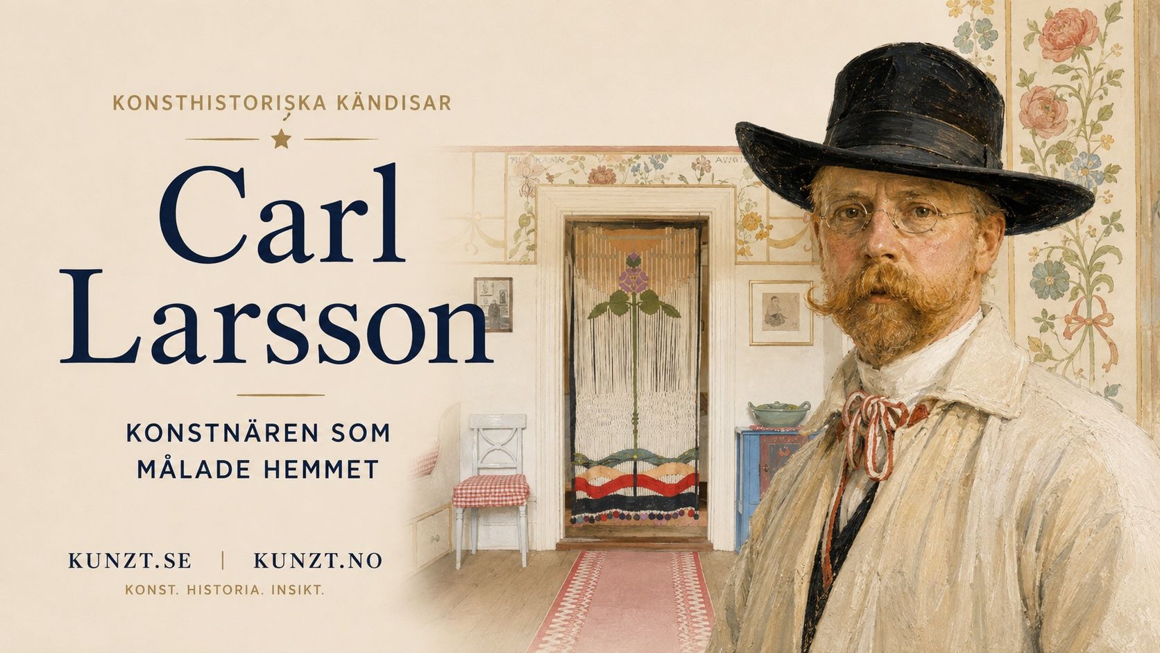 Konsthistoriska kändisar - Carl Larsson, mannen som målade hemmet