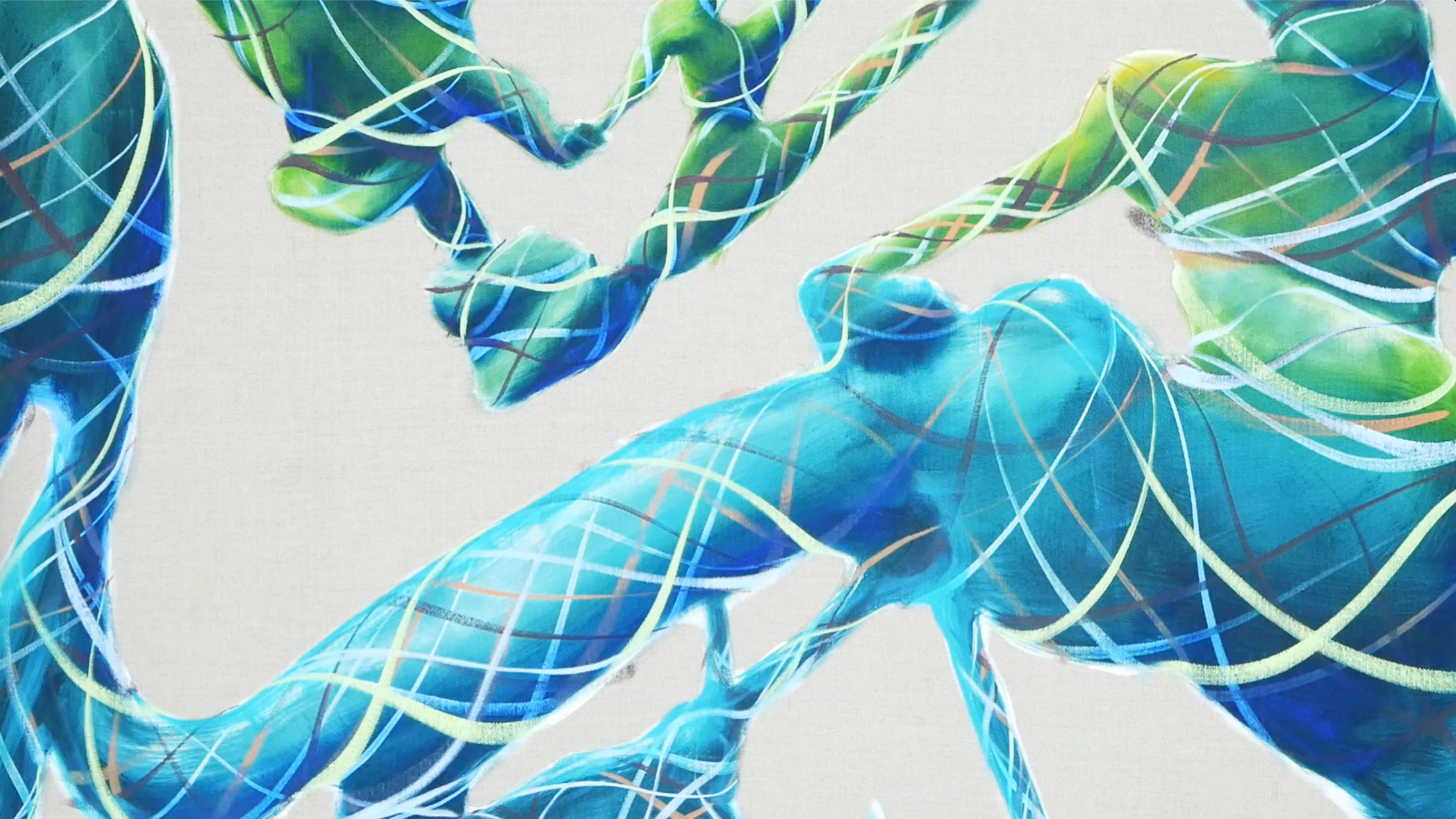 Lars Morell undersøker skyggens form i en serie heftige malerier og skulpturer