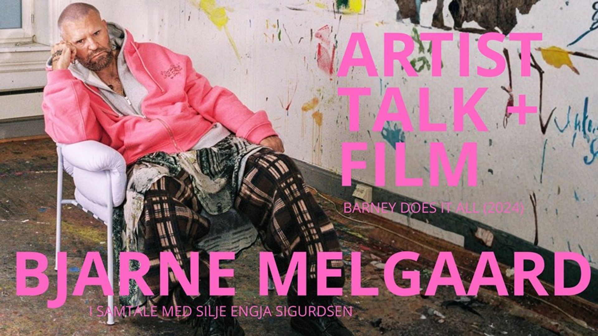 Kunstnersamtale med Bjarne Melgaard og Silje Sigurdsen + Filmvisning hos Kunstsilo