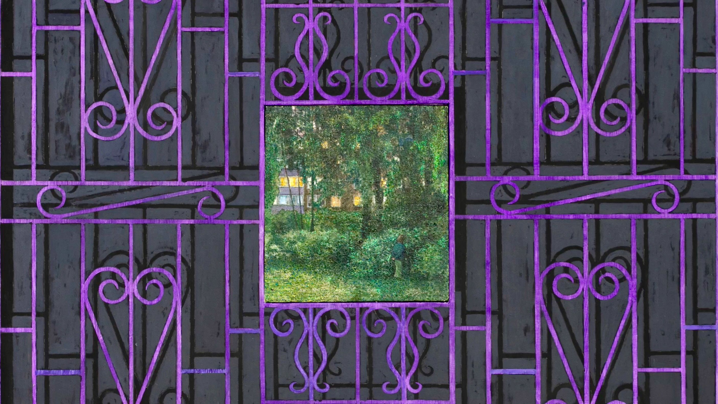 Forelsket i Leif Engström sine malerier av forstadslandskap og tette skoger