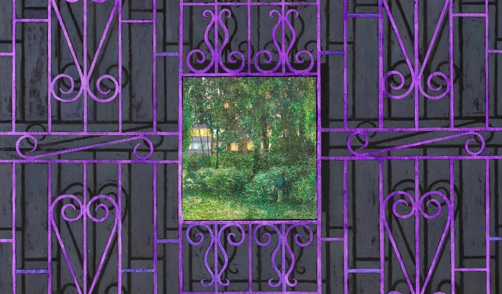 Forelsket i Leif Engström sine malerier av forstadslandskap og tette skoger