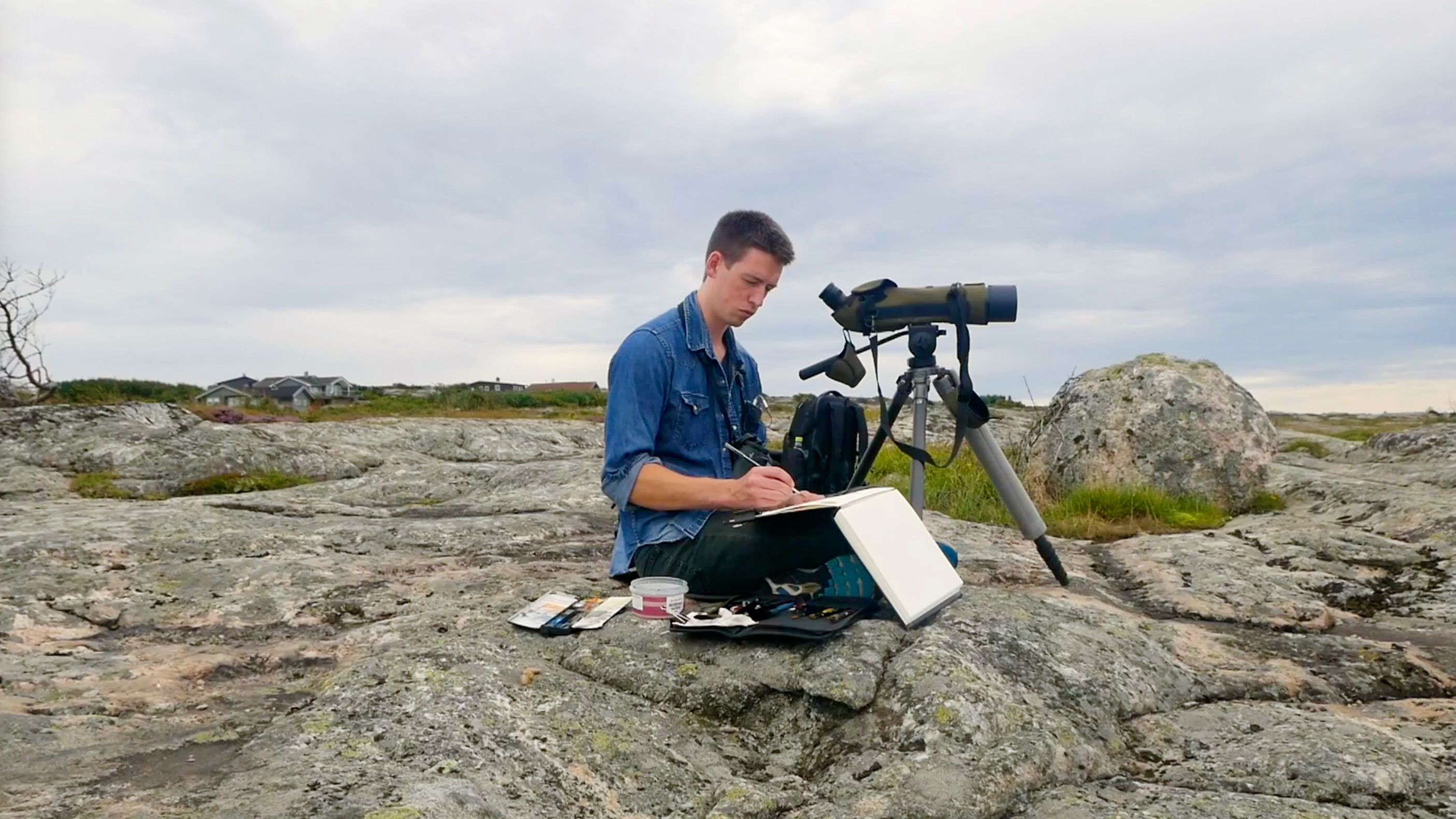 Axel Emil Thorenfeldt er en av Norges ledende akvarellmalere