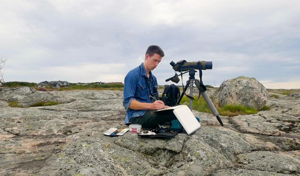 Axel Emil Thorenfeldt er en av Norges ledende akvarellmalere